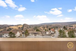 Blick vom Balkon