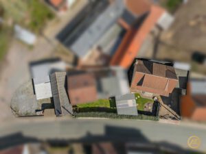 Luftbild mit optionalem Grundstück