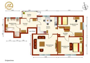 Grundriss EG Vorderhaus