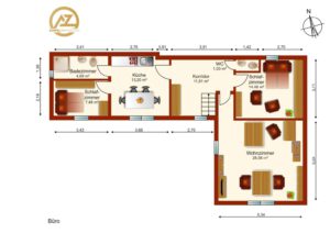 Grundriss OG Hinterhaus