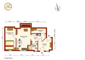 Grundriss EG freie Wohnung