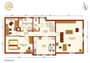 Grundriss DG Vorderhaus