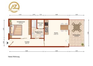 Grundriss kleine Wohnung