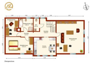 Grundriss DG Vorderhaus
